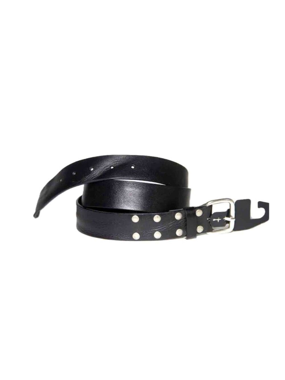 ZARA Black Leather Belt Made in Spain 100 cm or USA Size 38 (BEST FITS 36)